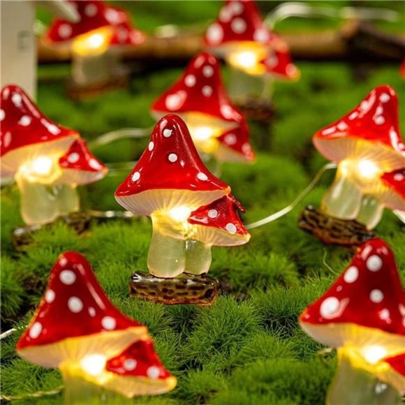 NEW Mushroom Outdoor Lights - Picture 2 of 5